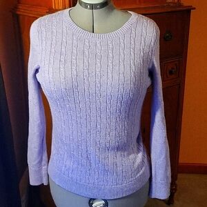 NWOT Talbots Crew Neck Sweater in Lilac